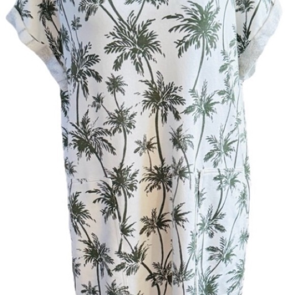 LOFT Lou & Grey Tropical Palm Print Mini Dress - Picture 2 of 2
